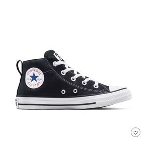 Converse Kids Black and White High-Top Sneakers